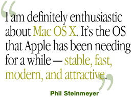 Mac OS X - stable, fast, modern, and attractive