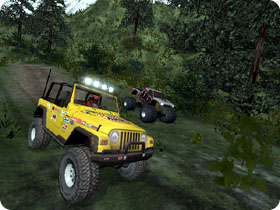 jeep in the jungle