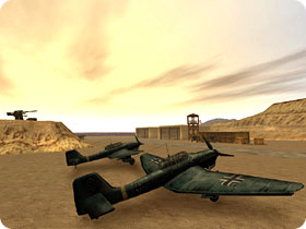 planes in a desert