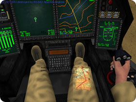 Cockpit controls.