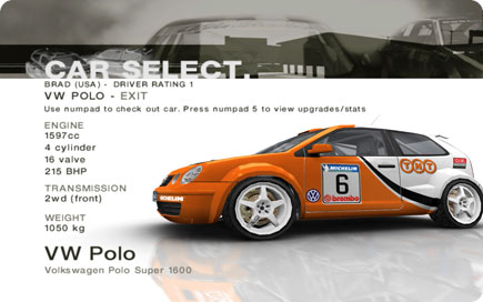 VW Polo profile.