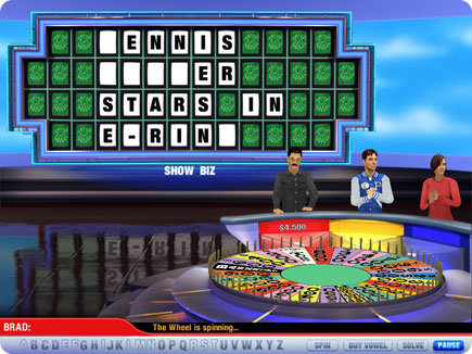 Wheel of Fortune stage.