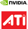 NVIDIA and ATI logos
